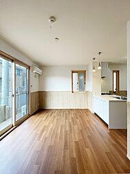 東京メトロ有楽町線 地下鉄赤塚駅 徒歩14分の賃貸テラスハウス 1階2LDKのリビング/ダイニング