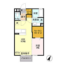 間取図画像 1LDK
