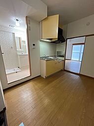 西日置マンション 402 4階1DKのリビング/ダイニング