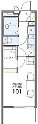 レオパレスリトルリリー 1Kの間取図画像