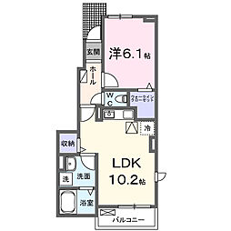 間取図画像 1LDK