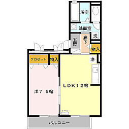 間取図画像 1LDK