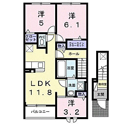 間取図画像 3LDK