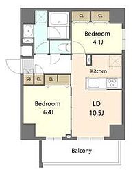 Ｓ−ＲＥＳＩＤＥＮＣＥ板橋大山ｂｒｉｍ 10階2LDKの間取り