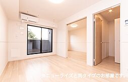 クロスサイド　アパートメントI 202 2階2LDKのリビング/ダイニング