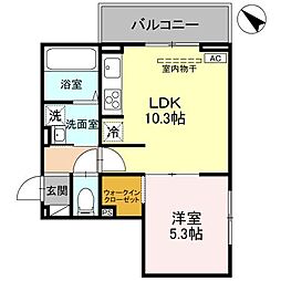 間取図画像 1LDK