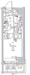 GRANDTRUTH大森RISE 1Kの間取図画像