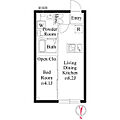 センプリーチェ西日暮里4階11.8万円