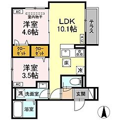 物件の間取り