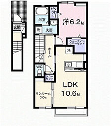 間取図画像 1LDK