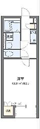 レオネクストひまわり 1Kの間取図画像