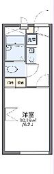 レオパレスセディ 1階1Kの間取り