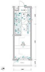 京王線 桜上水駅 徒歩6分の賃貸マンション 1階1Kの間取り