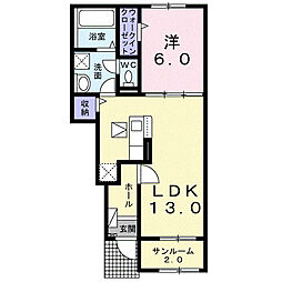 間取図画像 1LDK