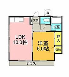 間取図画像 1LDK