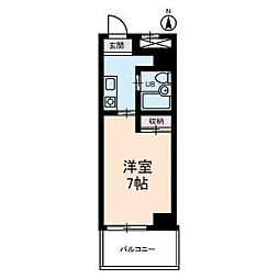 都営三田線 志村坂上駅 徒歩3分の賃貸マンション 8階ワンルームの間取り