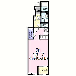 間取図画像 ワンルーム
