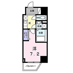 仮称）ヒカルサ久里浜 1階1Kの間取り