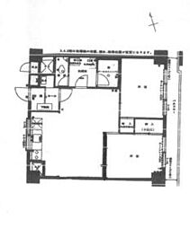松戸栄町ハイム 5階2LDKの間取り