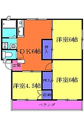 間取図画像 3DK