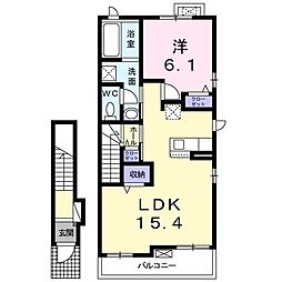ドリーム1 1LDKの間取図画像