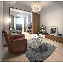 京王線 幡ヶ谷駅 徒歩11分の賃貸マンション 4階1DKのリビング/ダイニング