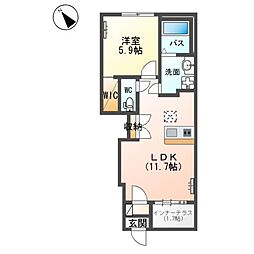 間取図画像 1LDK