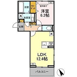 間取図画像 1LDK
