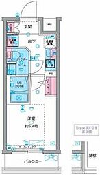 ＧＥＮＯＶＩＡ天王台 3階1Kの間取り