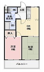 間取図画像 2DK