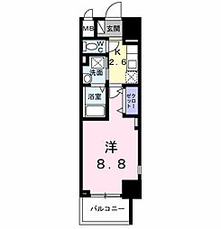 Ｂｒｉｇｈｔ　Ｇａｔｅ　名古屋 11階1Kの間取り