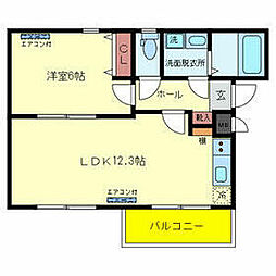 LISソフィア箕面半町 2階