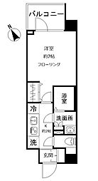 東京メトロ南北線 志茂駅 徒歩9分の賃貸マンション 5階1Kの間取り