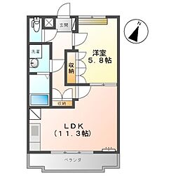 間取図画像 1LDK