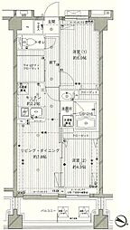 都営浅草線 西馬込駅 徒歩11分の賃貸マンション 2階2LDKの間取り