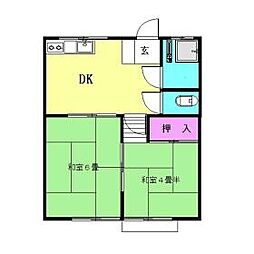 間取図画像 2DK