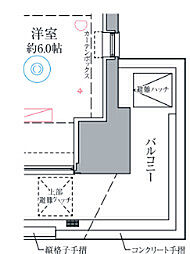 クレヴィスタ横浜関内II 9階1Kの間取り