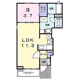 間取図画像 1LDK