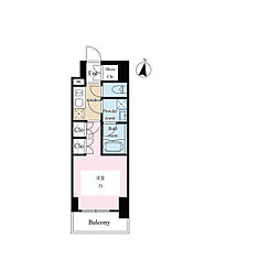 東京メトロ丸ノ内線 本郷三丁目駅 徒歩4分の賃貸マンション 7階1Kの間取り