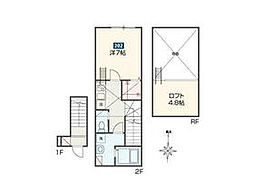 ｄｅｌ　Ｃｉｅｌｏ小平 202 2階1Kの間取り