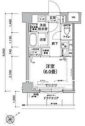 小田急小田原線 百合ヶ丘駅 徒歩8分の賃貸マンション 1階1Kの間取り
