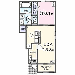 間取図画像 1LDK