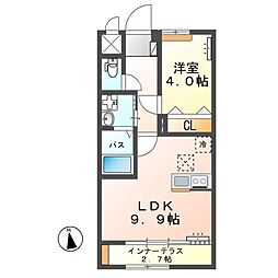 つくばエクスプレス 万博記念公園駅 徒歩38分の賃貸アパート 1階1LDKの間取り