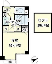 JR京浜東北・根岸線 鶴見駅 徒歩3分の賃貸マンション 3階1Kの間取り