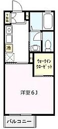 JR横浜線 片倉駅 徒歩5分の賃貸アパート 2階1Kの間取り