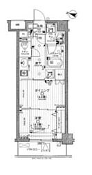 都営三田線 蓮根駅 徒歩10分の賃貸マンション 3階1DKの間取り