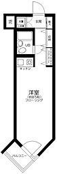JR山手線 大塚駅 徒歩6分の賃貸マンション 5階ワンルームの間取り