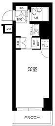 東京メトロ銀座線 浅草駅 徒歩4分の賃貸マンション 6階1Kの間取り