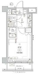 都営三田線 板橋本町駅 徒歩7分の賃貸マンション 2階1Kの間取り