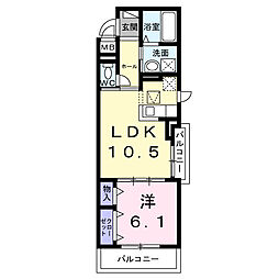 間取図画像 1LDK